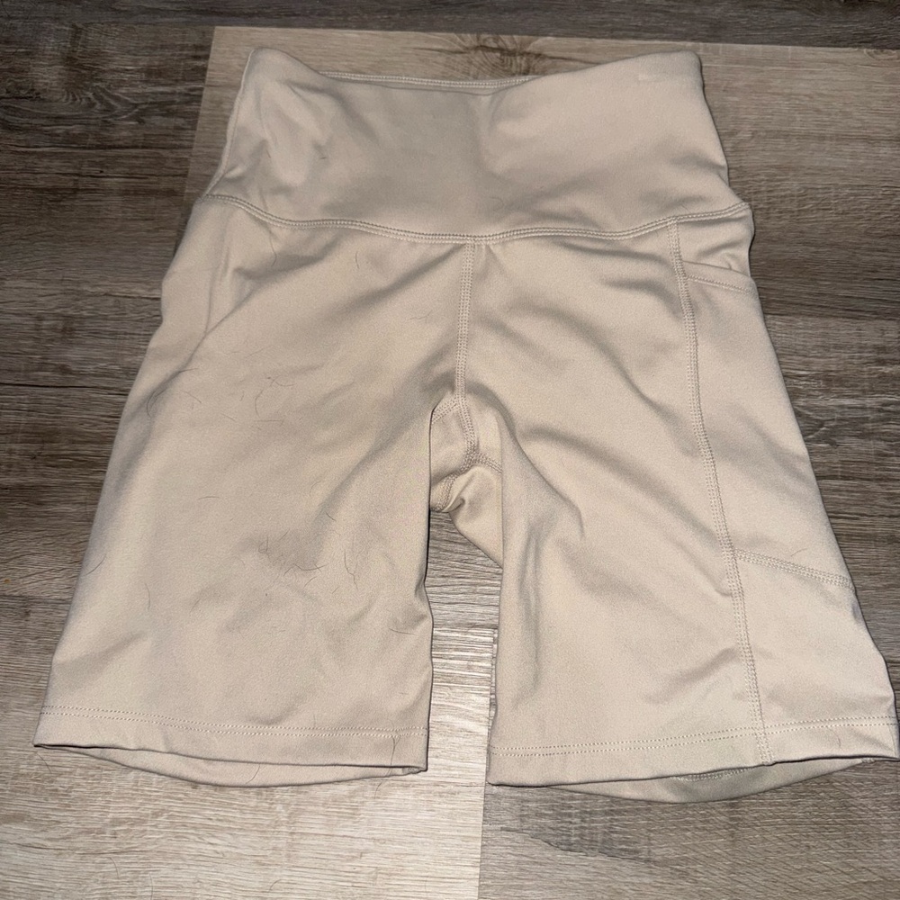 DKNY Women's Cream Bike Shorts